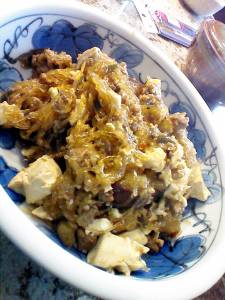 マーボーなす春雨豆腐