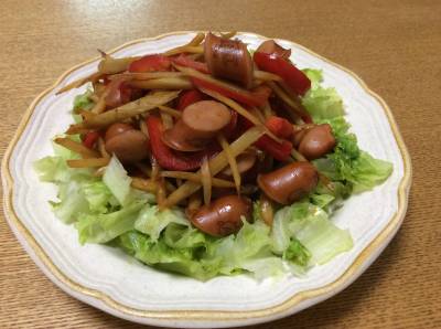 ごぼうのエスニックサラダ