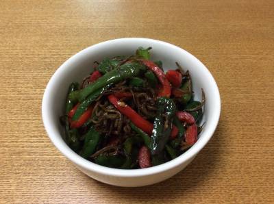 ししとうのじゃこ炒め