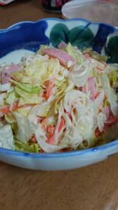 そうめんサラダ