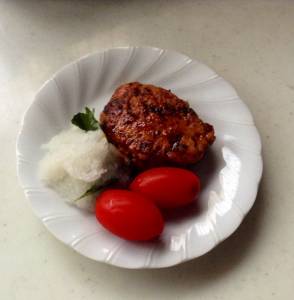 鶏つくねの照り焼き