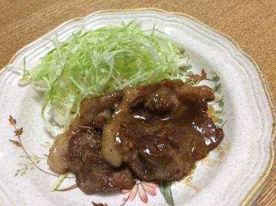 豚のしょうが焼き