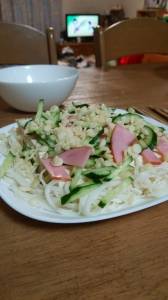 天かすときゅうりの冷ややっこ