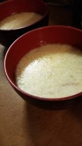 じゃがいものミルクスープ