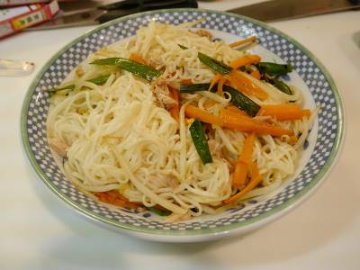 ツナ入りソーミンチャンプルー