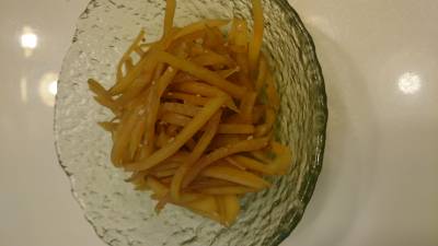 さつまいものきんぴら