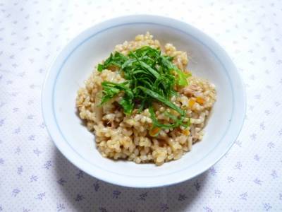 ツナの和風炊き込みご飯