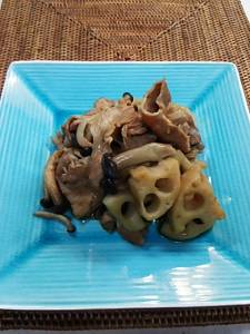 豚肉とれんこんの炒め煮