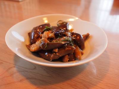 なすと青じそのナムル