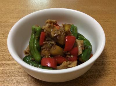 夏野菜のみそ炒め