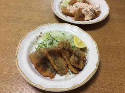 あじの棒フライ