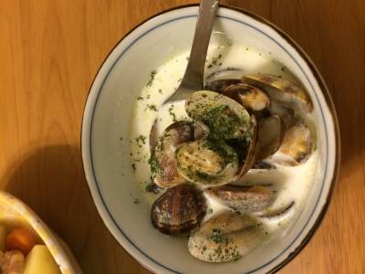 あさりのミルクスープ