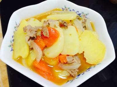 夏野菜の肉じゃが