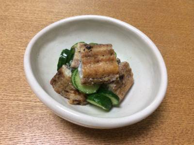 うなぎのわさび酢あえ