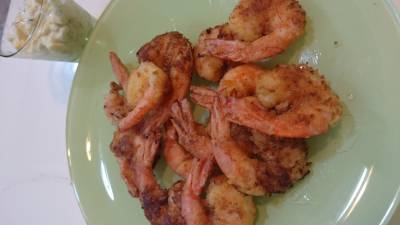 小えびフライとほめられソース