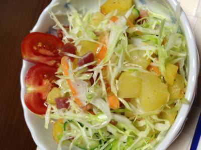 キャベツとツナのおかずサラダ