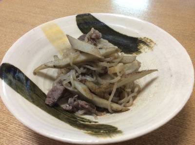 ごぼうと糸こんにゃくの炒め煮