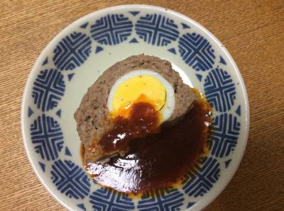 ゆでたまごのミートローフ