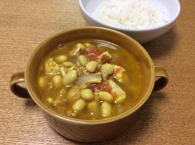 鶏手羽の簡単スープカレー