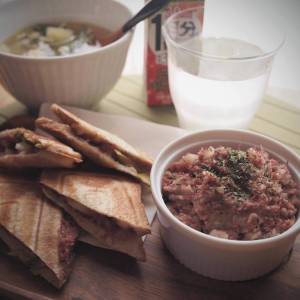 コンビーフのリエット風