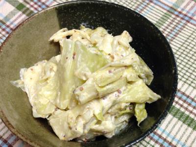 キャベツのレンジ蒸し