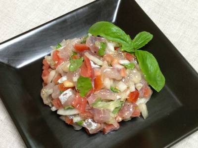 あじのたたき タルタル風