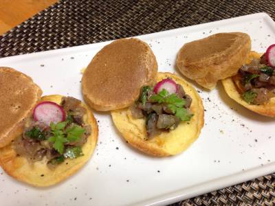 あじのブルスケッタ