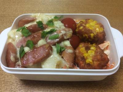 ソーセージのグラタン