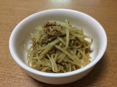 ツナもやし炒め