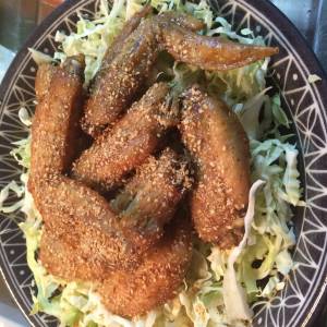 鶏手羽の甘辛揚げ