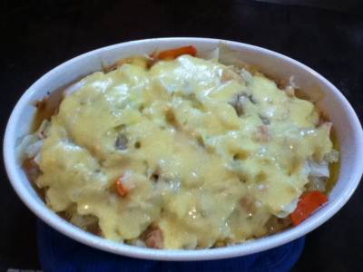 冬キャベツと豚肉のミルフィーユ風