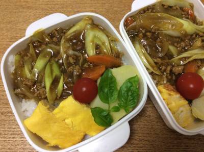 おそば屋さんのカレー丼