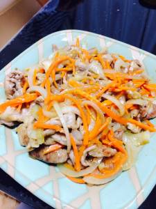 豚のバタぽん焼き