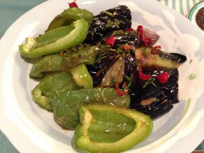 なすとピーマンの南蛮づけ