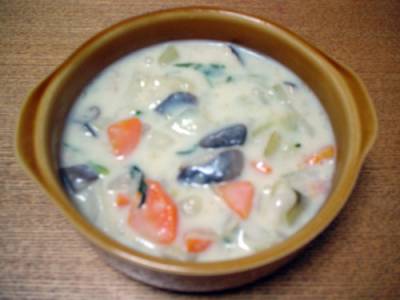秋野菜のミルクシチュー
