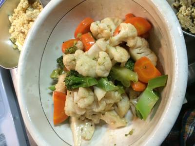 温野菜の中国風サラダ