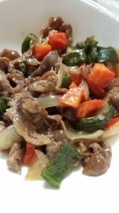 薄切り酢豚弁当