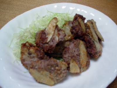 ごぼうと牛肉のげんこつカツ