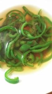 ピーマンのおひたし