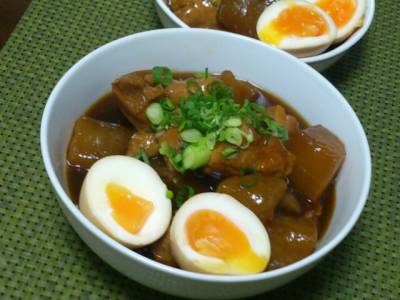 鶏もも肉の角煮風