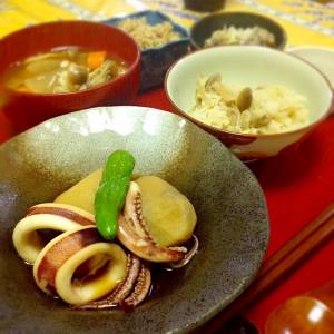 いかと里芋の煮物