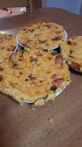 お好み焼き風オムライス