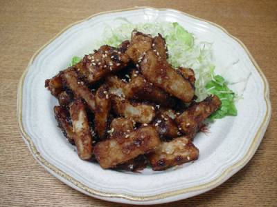 長いものかばやき