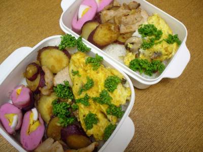 マッシュルームのオムレツ