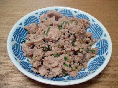 鶏ひき肉のストック