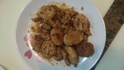 豚肉とれんこんのしょうが焼き