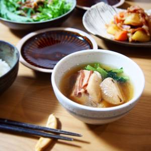 焼き大根と豚肉のスープ煮