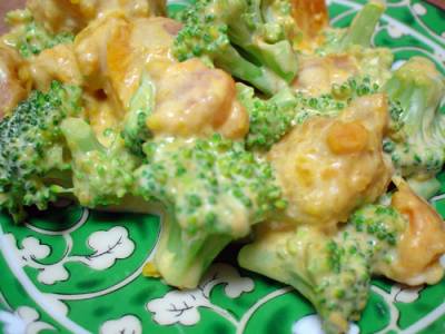 かぼちゃとブロッコリーのアーモンドサラダ