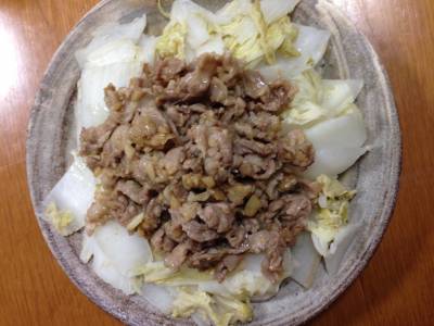 スタミナ白菜酢蒸し