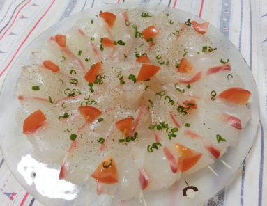 まだいのカルパッチョ
